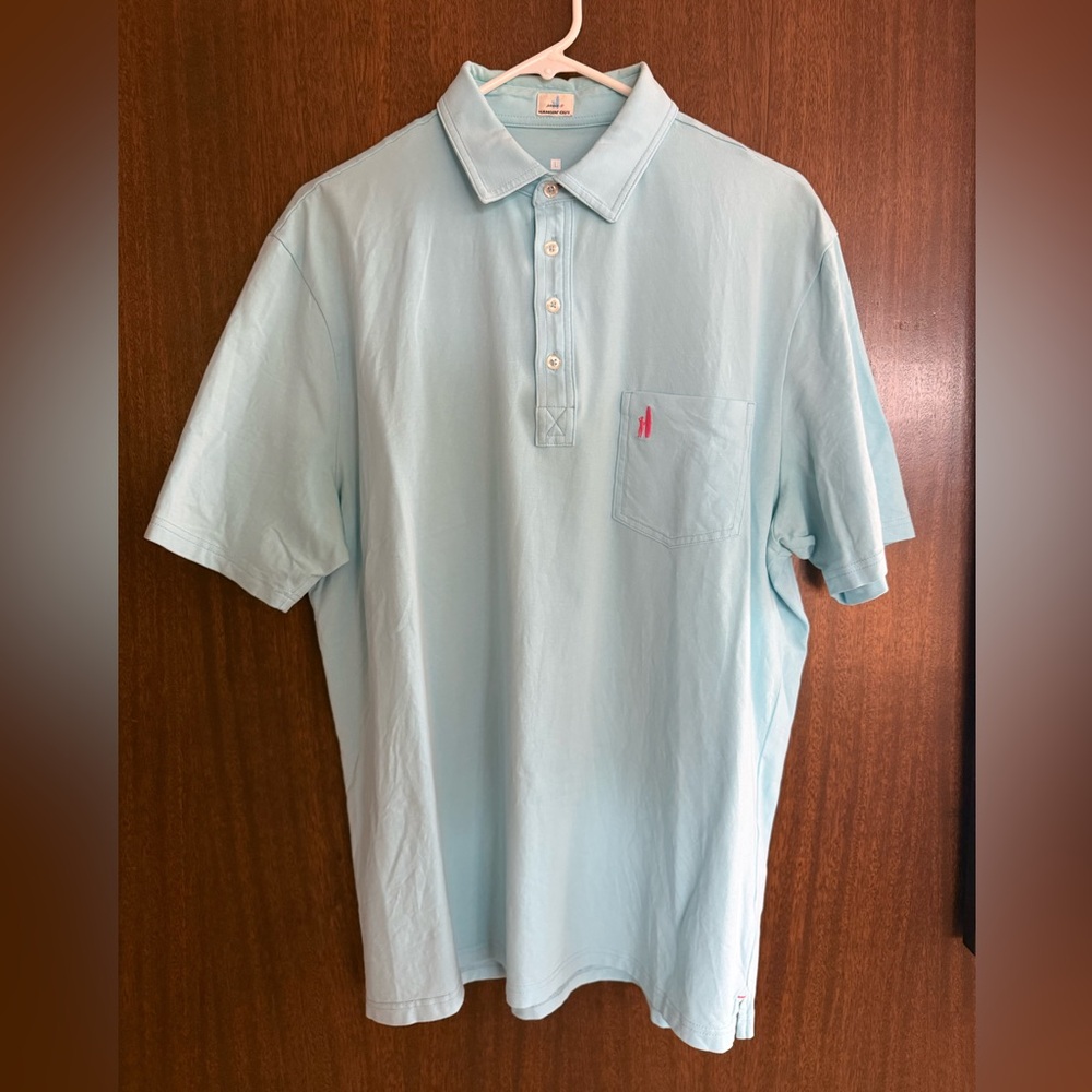 johnnie-O Sky Blue Polo Shirt
